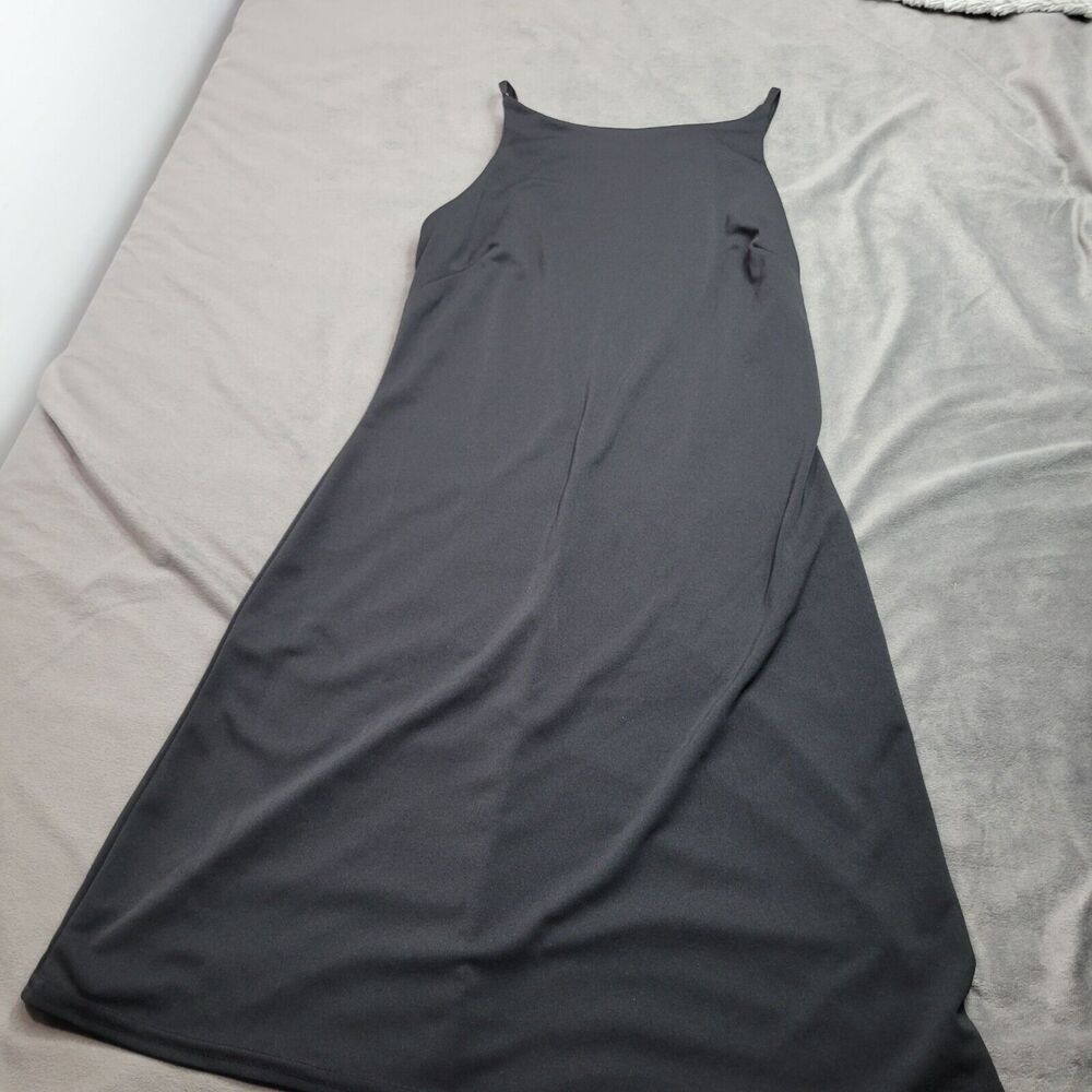 Black Spaghetti Strap Maxi Dress Size S Vintage Womens Size 4
